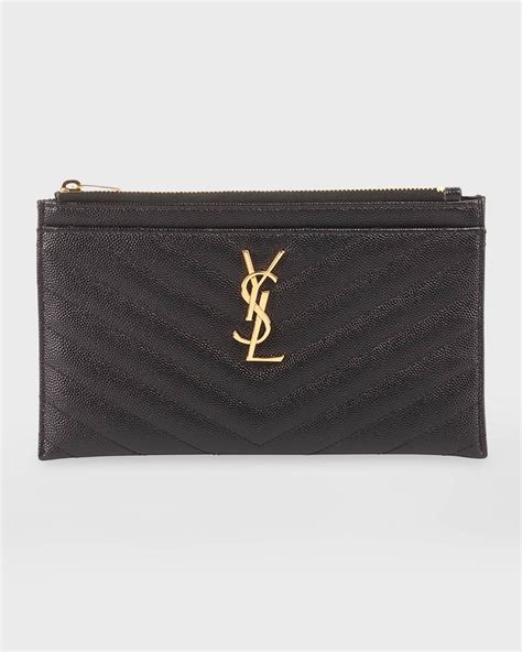 ysl bill pouch neiman marcus|YSL monogram bill bag.